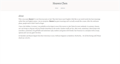 Desktop Screenshot of heavenchen.com